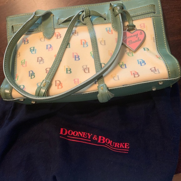 Dooney and Bourke multicolor logo bag - Picture 9 of 13